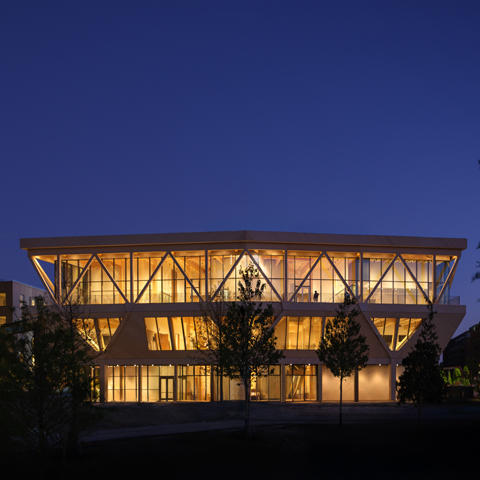 Exterior view of the Treehouse
